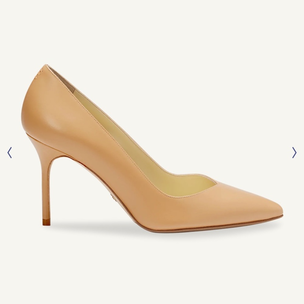 Sarah Flint Perfect Pumps 85mm, nude / sand calf NEW
